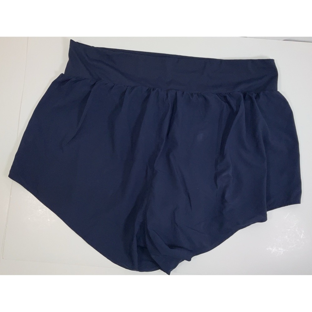 NWOT‎ Women's Fabletics Sun Chaser Shorts 3" Deep Navy - Plus 2X (40" X 3") - Picture 6 of 7